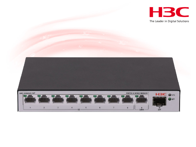 รูปสินค้า H3C Aolynk S1600V2-10P L2 Ethernet Switch
